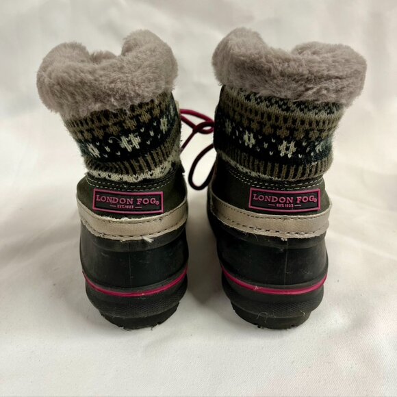 London Fog Winter Snow Boots Toddler size 9 - Picture 3 of 8